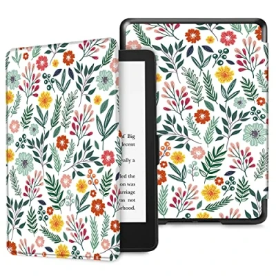Afbeelding van Fintie Hoes voor 6,8&quot; Kindle Paperwhite (11e generatie 2021) en Signature Edition De dunste lichtste beschermhoes tas met Auto Sleep/Wake, (ZZ Spring Bloom)