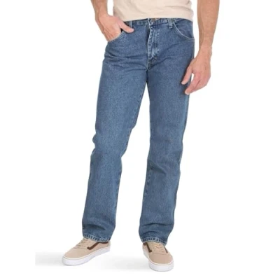 Afbeelding van Wrangler Authentics Heren Klassieke Regular fit Jean Jeans voor heren, Stonewash Donker, 38W / 29L