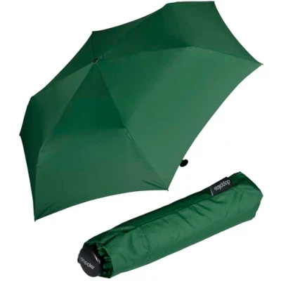 Afbeelding van Doppler zero, 99 extreem lichte mini dames zakparaplu ivy green 2
