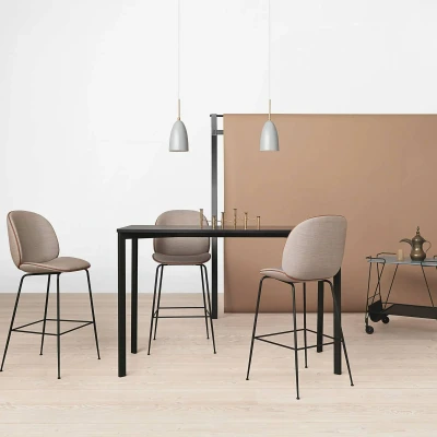 Afbeelding van GUBI Gräshoppa hanglamp, blauw grijs