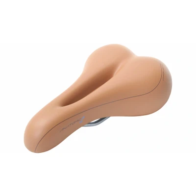 Afbeelding van Contec Anatomic 2 Trekking Zadel Unisex Fietszadel Lichtbruin