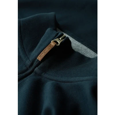 Afbeelding van Superdry CORE Henley Sweater, Heren, Maat: Medium, Eclipse navy