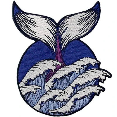 Afbeelding van Patches, geborduurd, Design: Walvis Tail In de Golf, om op te strijken of naaien