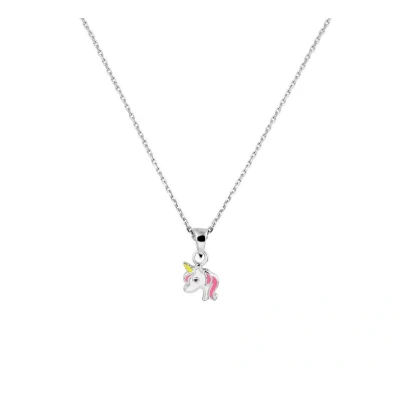 Afbeelding van YO&amp;NO Ketting Zilver Anker Eenhoorn 1,1 mm 36 + 4 cm Kinderen Gerhodineerd 925