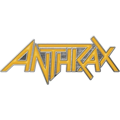 Afbeelding van Anthrax Logo Pin Geel/Zilverkleurig