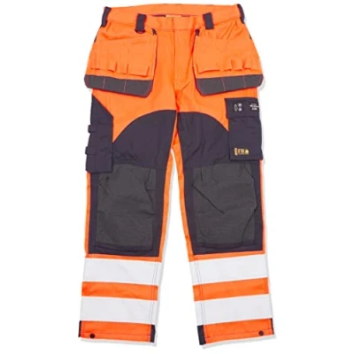 Afbeelding van Blaklader Multinorm inherent werkbroek 1589 1513 High Vis Oranje/Marineblauw D112