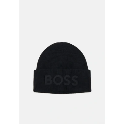 Afbeelding van BOSS AFOX Unisex Muts, Maat: one Size, Black