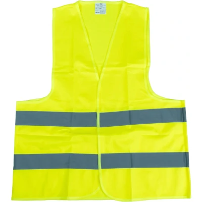 Afbeelding van AMiO Veiligheidsvest Geel SV 01 Reflecterend Hesje met ISO Certificaat (120gr/m)