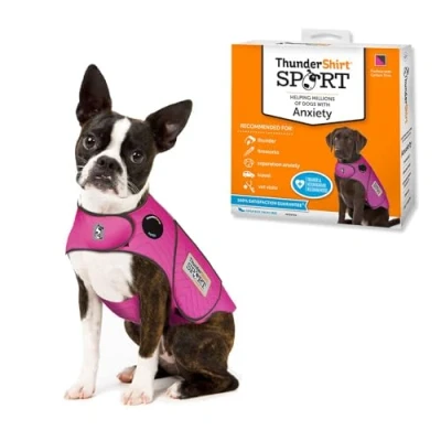 Afbeelding van Thundershirt hondenkleding Dog Angst Jacket, fuchsia, XS