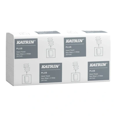 Afbeelding van Handdoek Katrin W vouw Plus 3 laags 320x240mm 25x90st