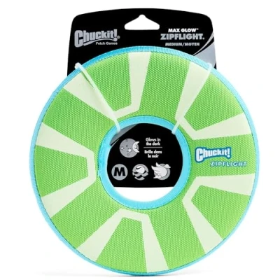 Afbeelding van Chuckit Max Glow Zipflight Frisbee In The Dark 21X2X21 CM
