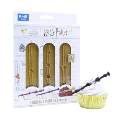 Afbeelding van PME Harry Potter Fondant Mal, Set van 6, toverstokken