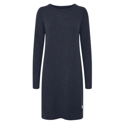 Afbeelding van Oxmo Oxmareen Gebreide jurk, Dames, Maat: Medium, Total eclipse melange