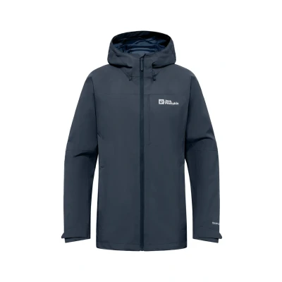 Afbeelding van Jack Wolfskin Tempest Outdoorjas, Dames, Maat: Small, Midnight sky