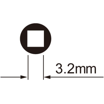 Afbeelding van IceToolz Spaaknippelsleutel 12B3 voor 3,2 mm (vierkante) nippels