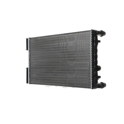Afbeelding van MAHLE ORIGINAL CR 477 001S Radiateur voor voertuigen met/zonder airco 650 378 34 met snelkoppelingen Koelribben mechanisch gelast