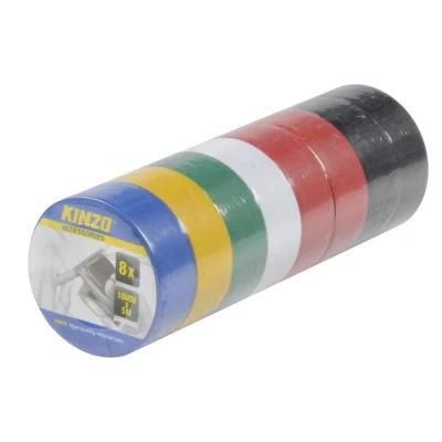 Afbeelding van Isolatietape Kinzo 5 meter (8 stuks, 18 mm)