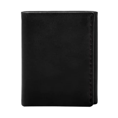 Afbeelding van FOSSIL Portemonnee Beck Trifold Black Zwart
