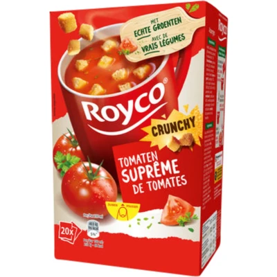 Afbeelding van Soep Royco tomaten supreme met croutons 20 zakjes