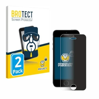 Afbeelding van BROTECT privacy screenprotector voor Apple iPhone SE 2016 Folie Beschermfolie Blauwlichtfilter (2 Stuks)