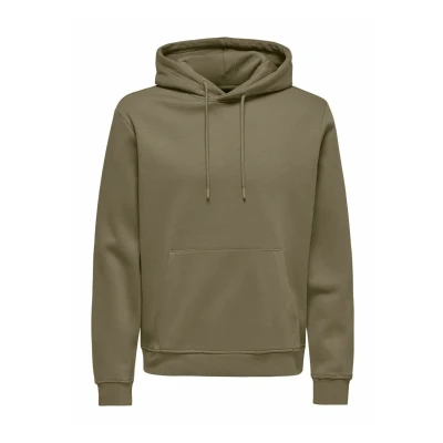 Afbeelding van Only &amp; Sons Connor Hoodie, Heren, Maat: XXL, Caribou