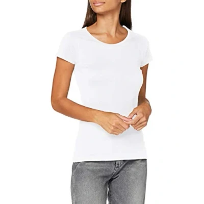 Afbeelding van Build Your Brand Dames T Shirt Ladies Merch Tee, basic bovenstuk voor vrouwen verkrijgbaar in zwart of wit, maten XS 5XL, 3XL