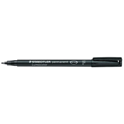 Afbeelding van Viltstift Staedtler Lumocolor 318 permanent F zwart