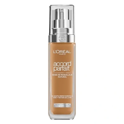 Afbeelding van L’Oréal Paris Accord Parfait Foundation 8R/C Natuurlijk Dekkende met Hyaluronzuur en SPF 16 30 ml