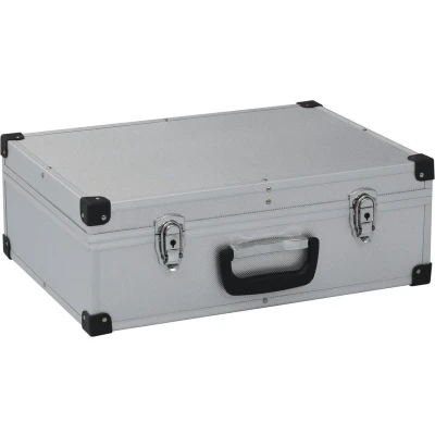 Afbeelding van Gereedschapskoffer 46x33x16 cm aluminium zilverkleurig