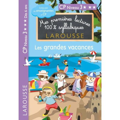 Afbeelding van Premières lectures syllabiques CP Niveau 3 Les grandes vacances