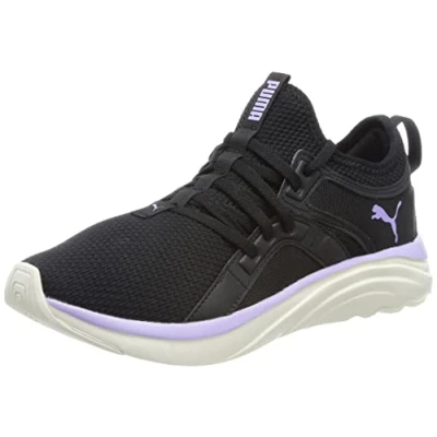 Afbeelding van PUMA Softride Sophia Wn&#039;s dames Hardloopschoen Technische sportschoenen ,Puma Zwart Warm Wit Levendig Violet,36 EU