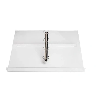 Afbeelding van Exacompta Ref. 81458D 1 kabouter, tafelstandaard, ezel met 4 verwijderbare ringen, voor A4 documenten, geschikt A3 Afmetingen: Prof 52 cm x breedte 32,6 hoogte 14,8