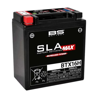 Afbeelding van Bs Battery Btx16H / Ytx16H Accu Geseald Af Fabriek