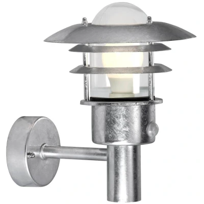 Afbeelding van Nordlux, Tuinverlichting, Lonstrup 22, Wandlamp Sen, Verzinkt (E27, IP44)