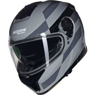 Afbeelding van Nolan N80 8 Alfiere N Com Helm, zwart grijs, afmeting S voor man