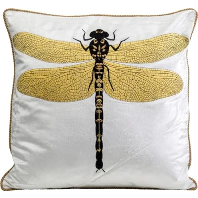 Afbeelding van Kare Kussen Glitter Dragonfly White 40x40cm