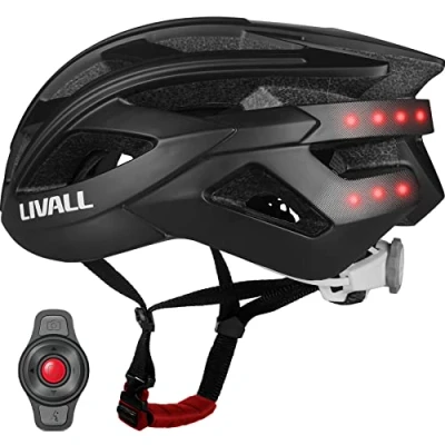Afbeelding van LIVALL Intelligente fietshelm met led achterlicht, bluetooth afstandsbediening, SOS alarm, microfoon en luidspreker, heren dames volwassenen