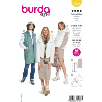 Afbeelding van Burda nr.5869 maat 34 44