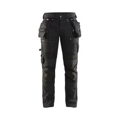 Afbeelding van Blaklader Werkbroek denim stretch X1900 1990 1141 Zwart/Zwart D88