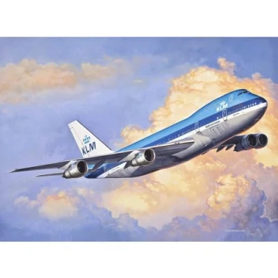 Afbeelding van Revell modelvliegtuig bouwdoos Boeing 747 100 22 delig
