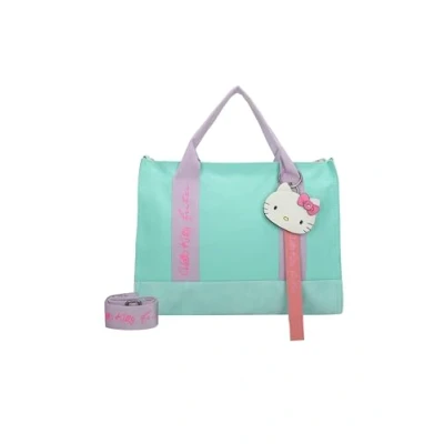 Afbeelding van Fritzi aus Preussen Dames Hello Kitty Tote Bag Canvas Pool Cat Shopper, pool, Eén Maat