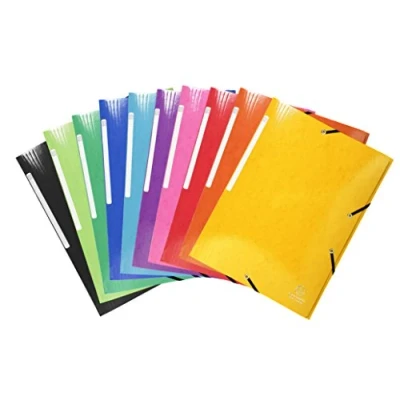 Afbeelding van Exacompta 55929e ordners, 25 stuks, met rubber, A4, verschillende kleuren