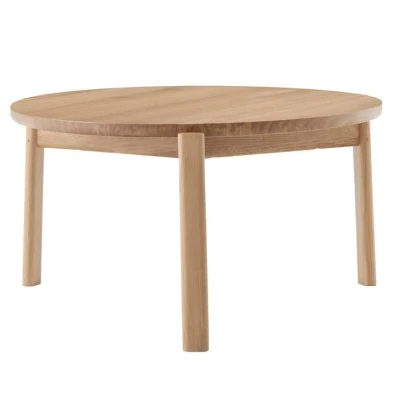Afbeelding van Audo Copenhagen Passage salontafel Ø70 naturel eiken