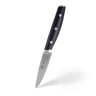 Afbeelding van MasterChef Professioneel kantoormes, roestvrij staal met hoog koolstofgehalte, drievoudig geklonken handvat, volle zijde mijter, lemmet van 9 cm