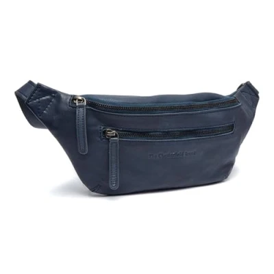 Afbeelding van The Chesterfield Brand Leren Heuptas Navy Severo