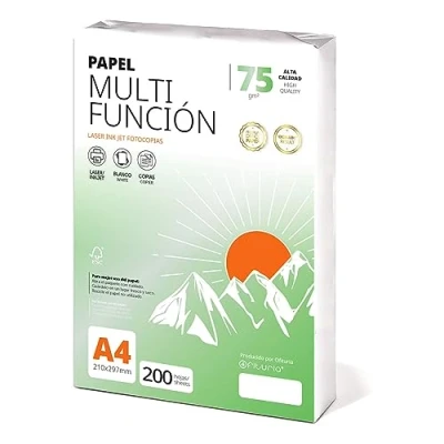 Afbeelding van Folios Ofituria A4, 75 g, 200 vellen, multifunctioneel papier voor printer, laserprinter en injectieprinter, kopieerapparaat, kantoor, schoolbenodigdheden, papierpakket (75 h)