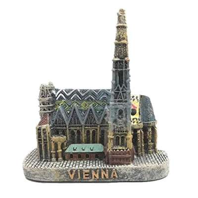 Afbeelding van 3D Stephan&#039;s Cathedral Wenen Oostenrijk Koelkast Magneet souvenir gift &amp; collectie, Huis Keuken Decoratie magnetische sticker,