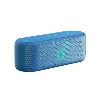 Afbeelding van soundcore Select 2S, draagbare bluetooth luidspreker met 20 W stereogeluid, BassUp™ technologie, 16 uur afspelen, draadloze stereo pairing en IPX7 waterbescherming voor wandelen outdoor avonturen