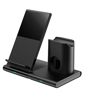 Afbeelding van CGZZ draadloze oplader, snelle 3 in 1 opvouwbare inductie compatibel met iPhone 14/13/12/11/11Pro/Pro Max/XS/X