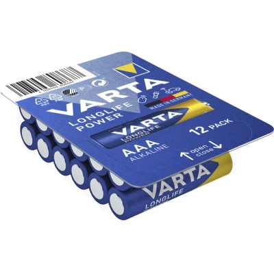 Afbeelding van VARTA Longlife Power Micro AAA Batterij 4703 LR03 Big Box (12er) 4008496808687